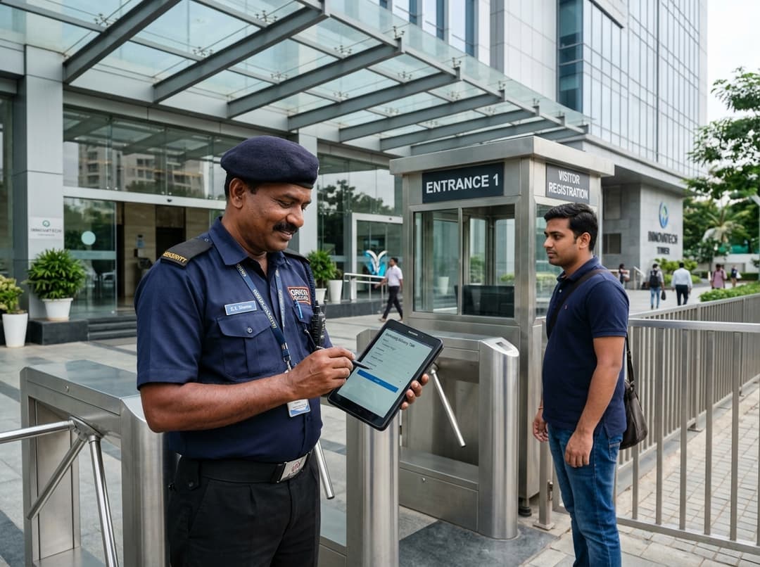 Front Gate Security Check