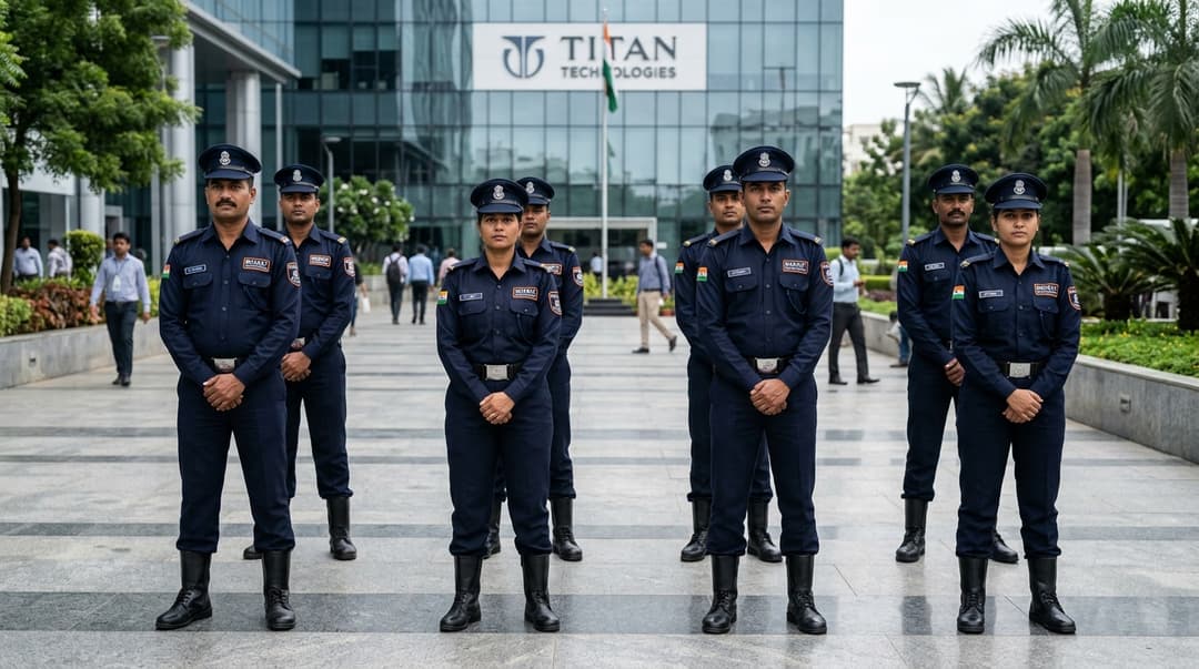 Security Guards in Uniform